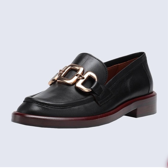BRUNO PREMI Black Leather Loafers Made in Italy - Picture 1 of 4